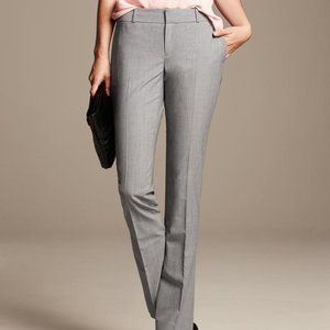Banana Republic | Wool Herringbone Straight Leg Trousers